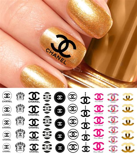 chanel logo nail decal|Chanel nail polish on sale.